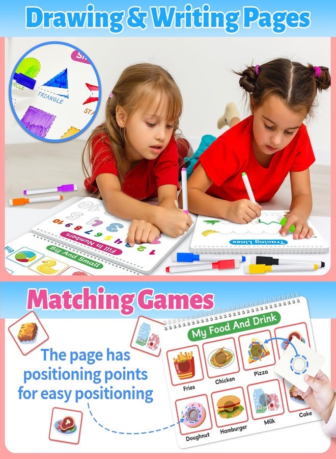 Benresive Montessori Busy Book for Toddlers 3-5, Preschool Learning Activities, Tracing Activity Coloring Books for Kids Ages 3-5, Educational Toys Gifts, Autism Sensory Travel Toys for Toddlers - Image 3